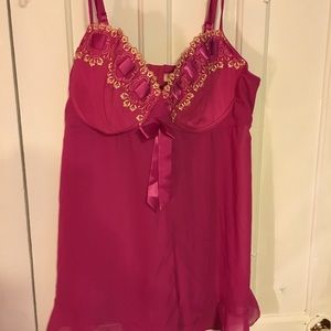 Cacique Pink Babydoll/ Chemise